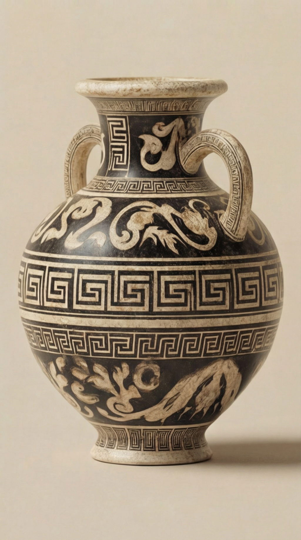 Athena Amphora Vase | Handcrafted Greek Ceramic