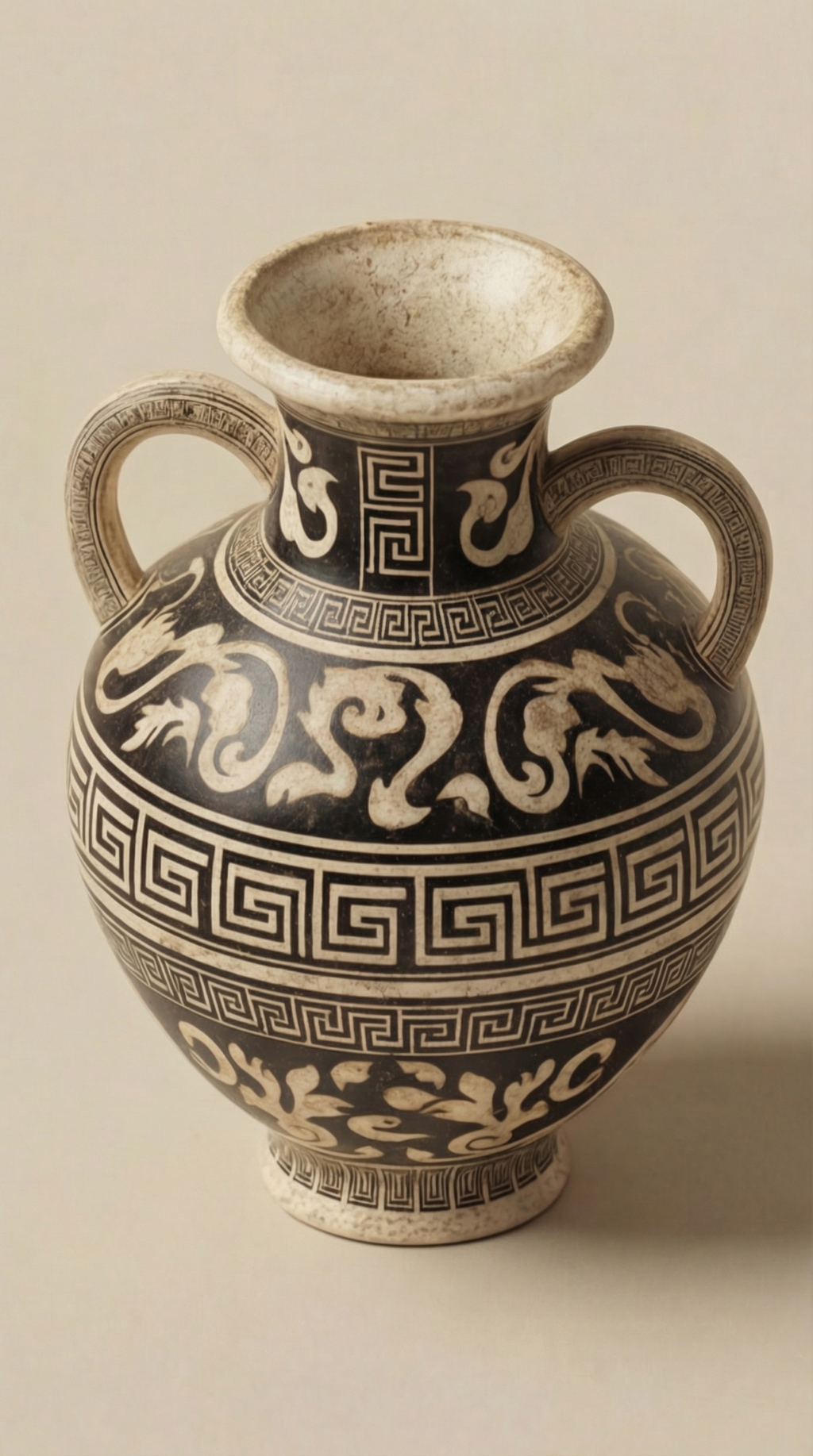 Athena Amphora Vase | Handcrafted Greek Ceramic