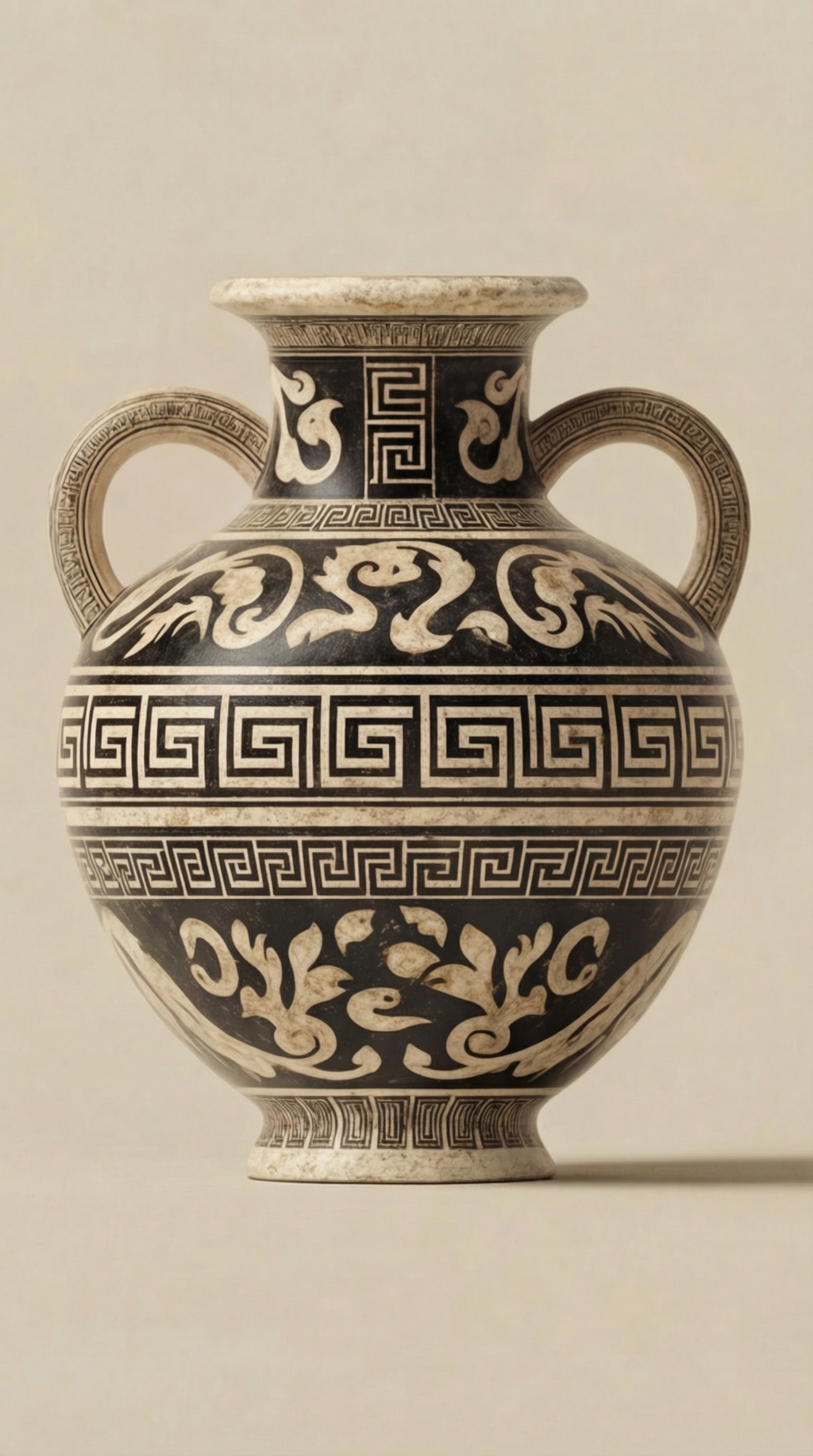 Athena Amphora Vase | Handcrafted Greek Ceramic