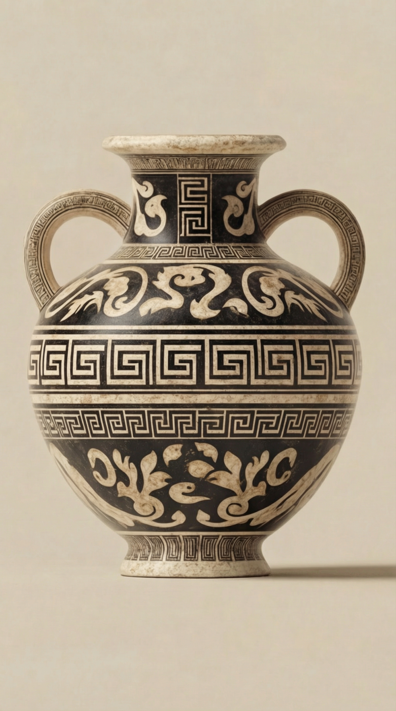 Athena Amphora Vase | Handcrafted Greek Ceramic