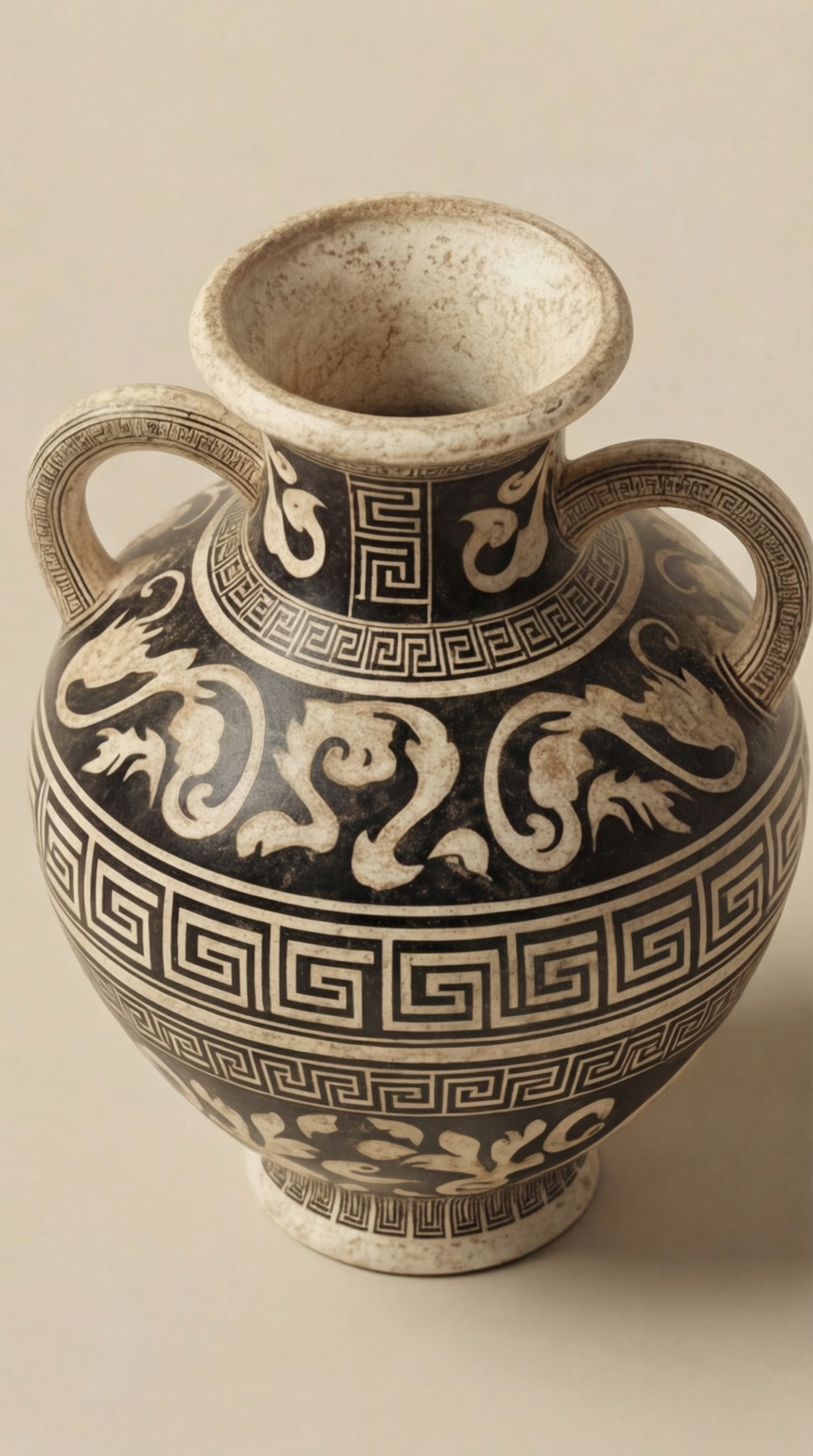 Athena Amphora Vase | Handcrafted Greek Ceramic