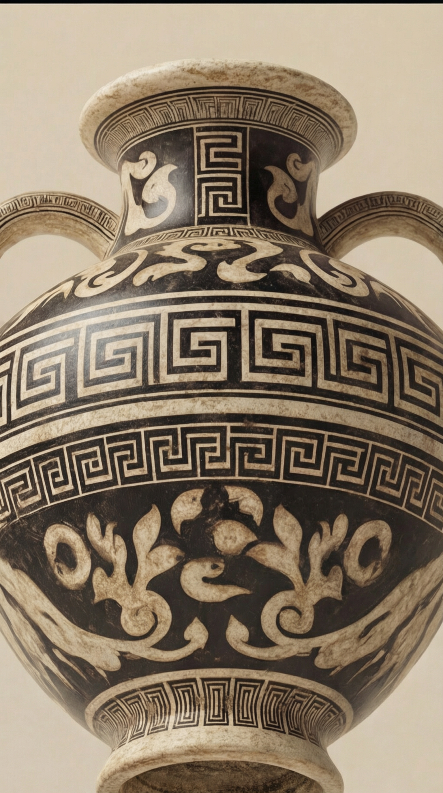 Athena Amphora Vase | Handcrafted Greek Ceramic