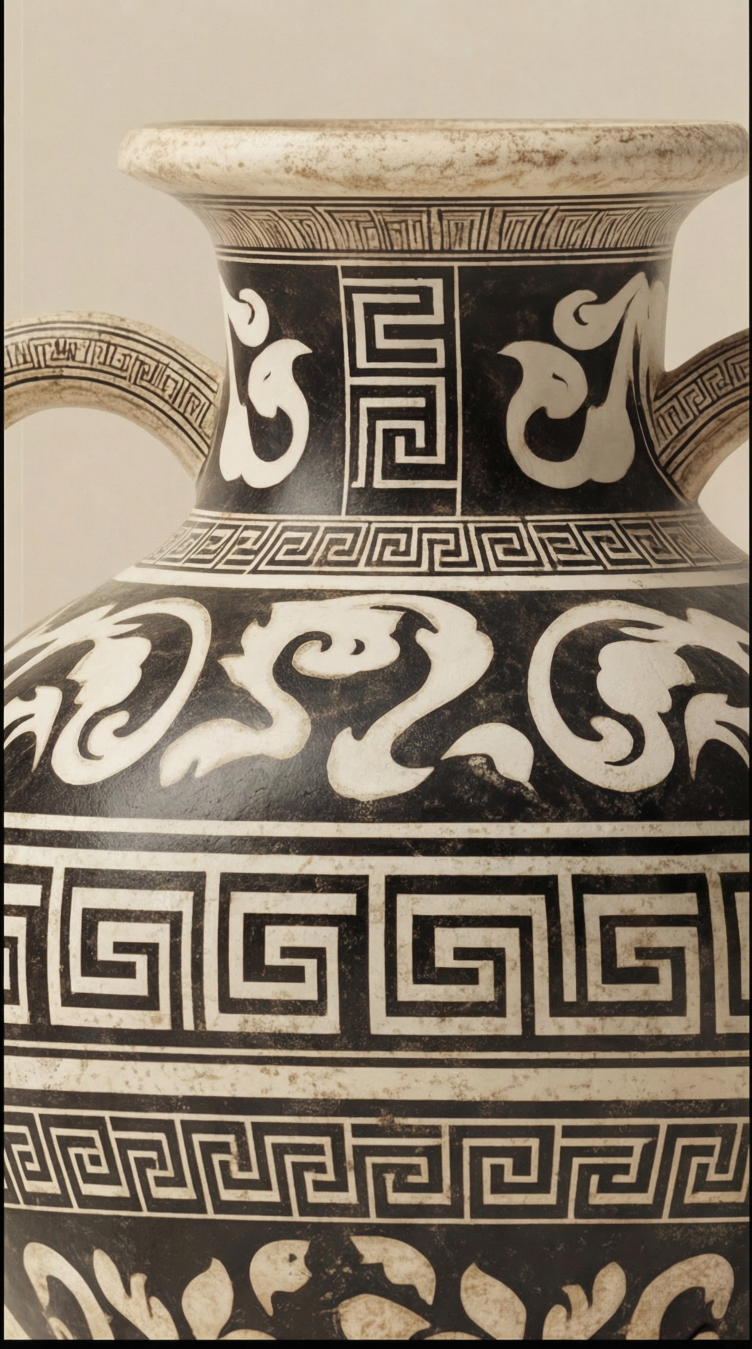 Athena Amphora Vase | Handcrafted Greek Ceramic